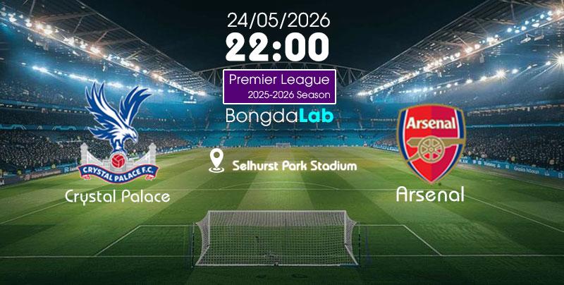 Nhận định, Soi kèo Crystal Palace vs Arsenal 22h ngày 24/05/2026