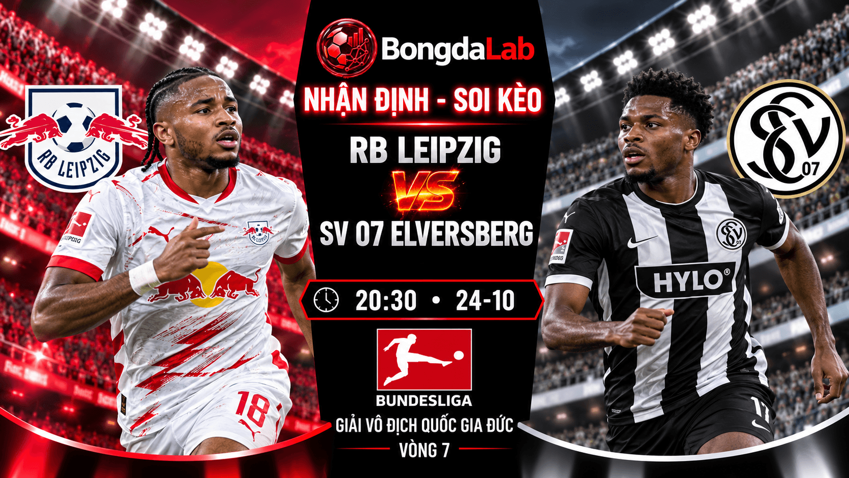 Nhận định RB Leipzig vs SV Elversberg 20:30 ngày 24/10 Bundesliga vòng 7