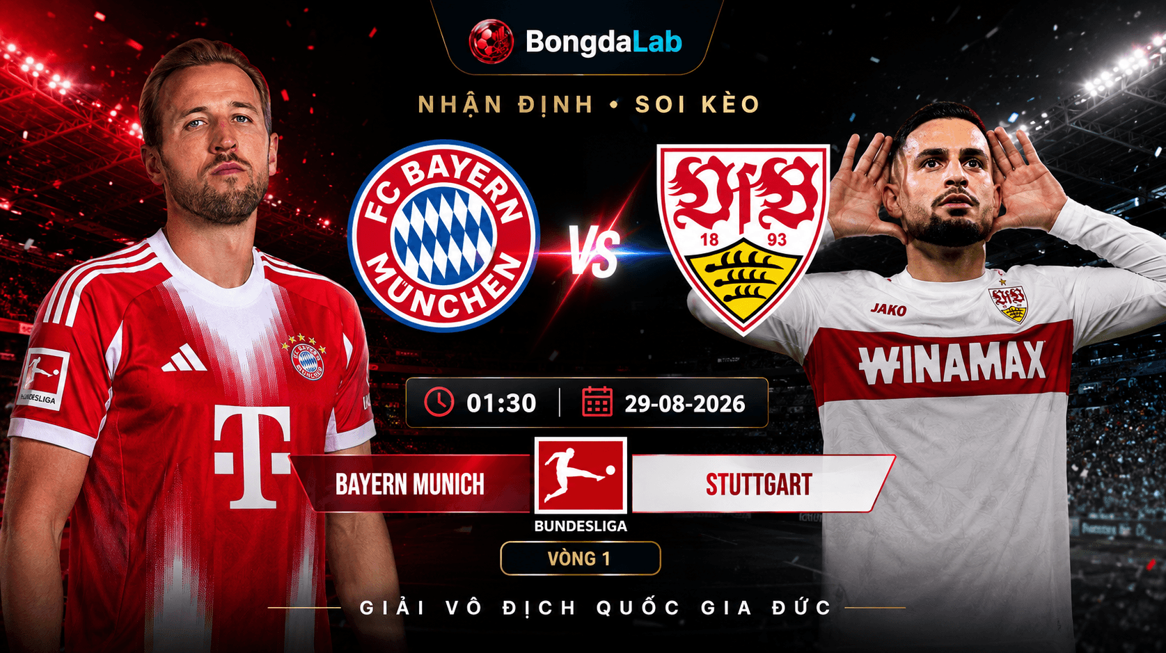 Nhận định, soi kèo Bayern Munich vs Stuttgart vòng 1 Bundesliga