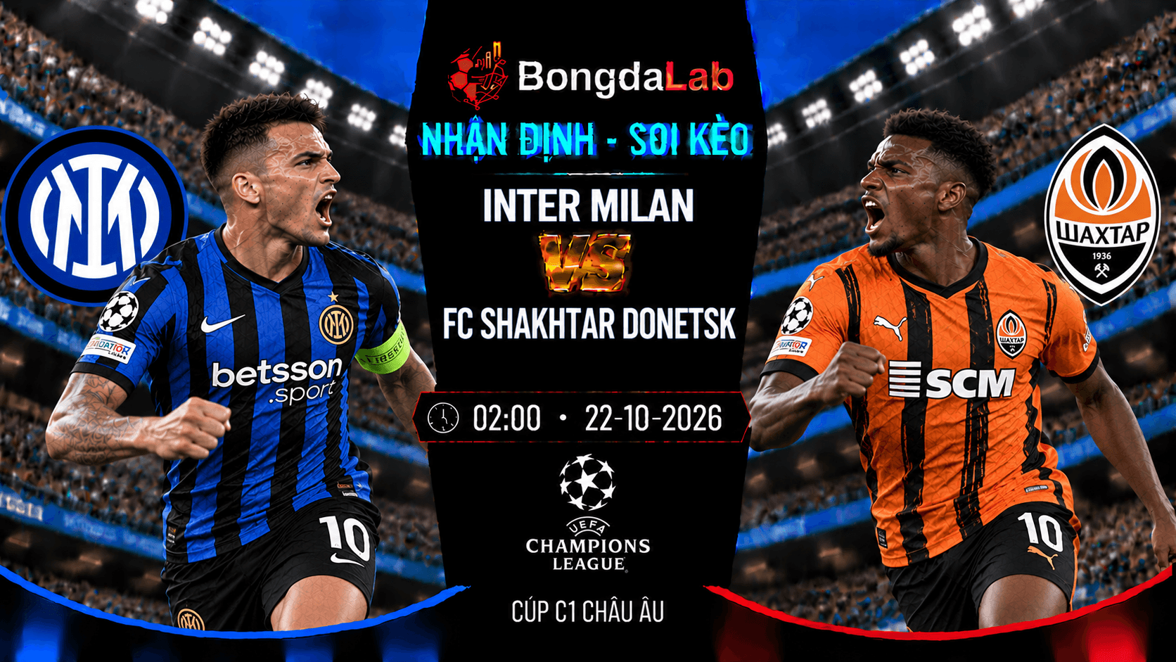 Nhận định soi kèo Inter Milan vs FC Shakhtar Donetsk vòng 3 Cúp C1 Châu Âu