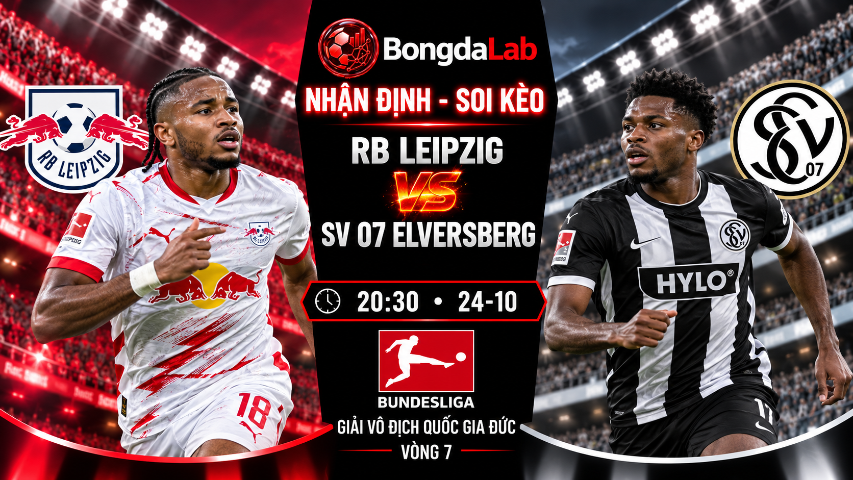 Nhận định, soi kèo RB Leipzig vs SV Elversberg, 20:30 ngày 24/10/2026