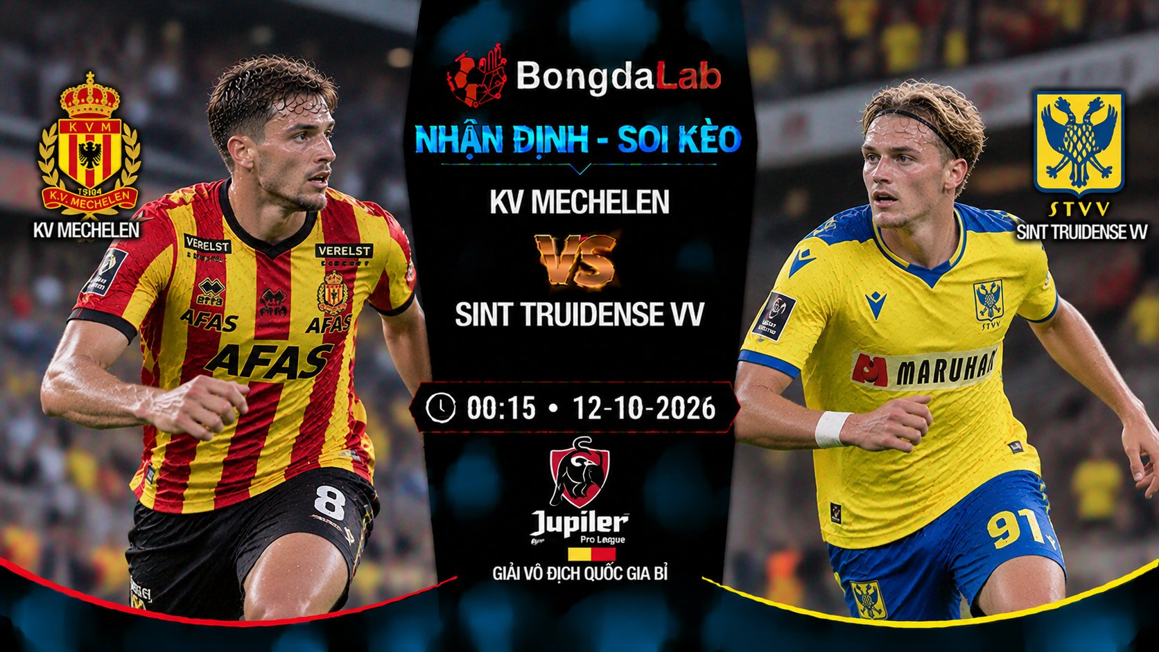 Nhận định soi kèo KV Mechelen vs St. Truiden 00:15 ngày 12/10/2026
