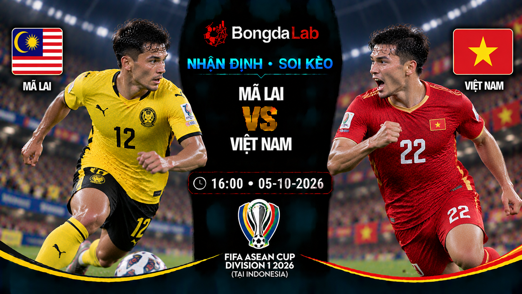 Nhận định, soi kèo Malaysia vs Vietnam, 16:00 ngày 05/10/2026